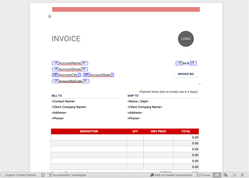 5.1. Document Generation for Google Drive