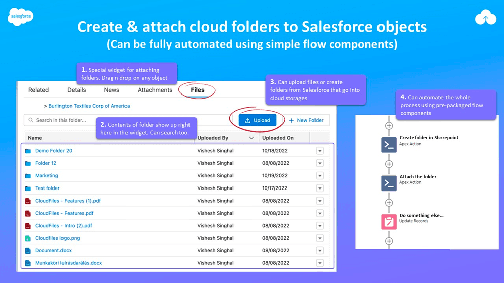 Step 4: Connecting CloudFiles LWC
