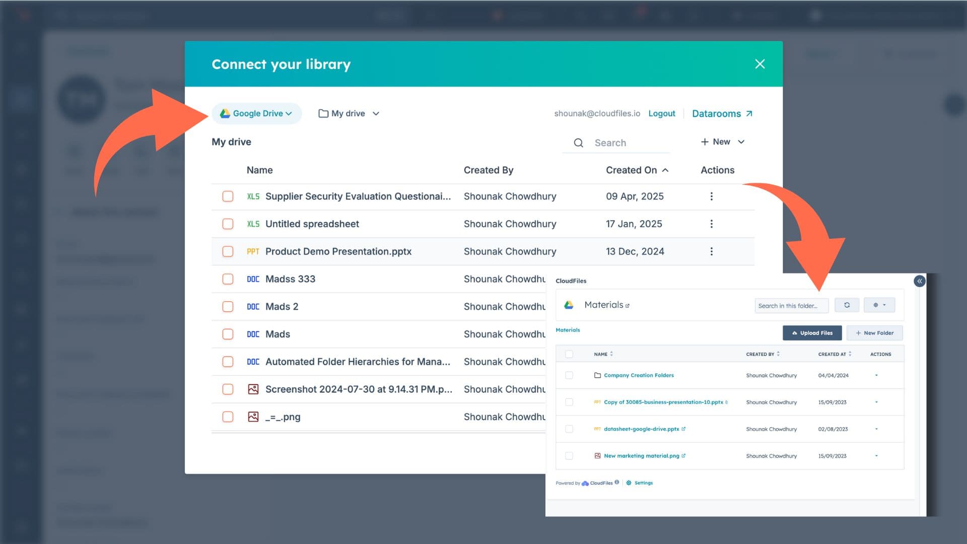 Accessing entire library