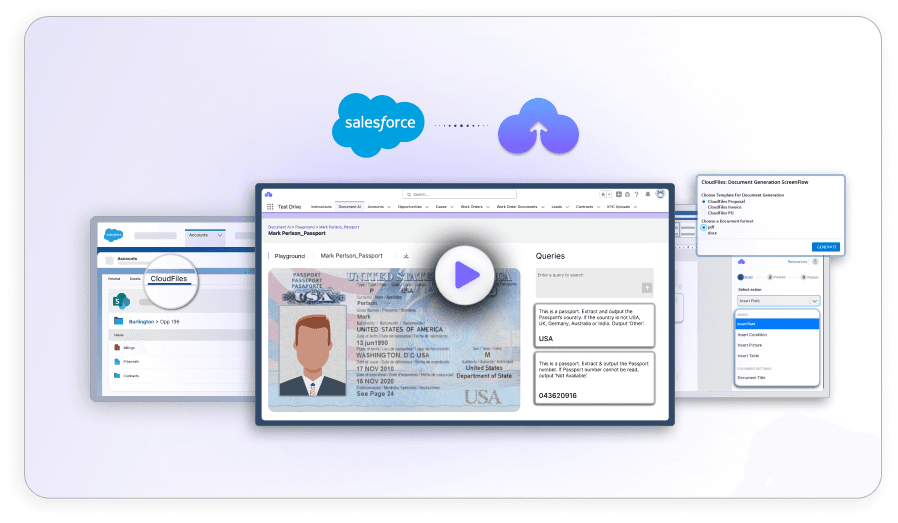 CloudFiles Document AI demo video
