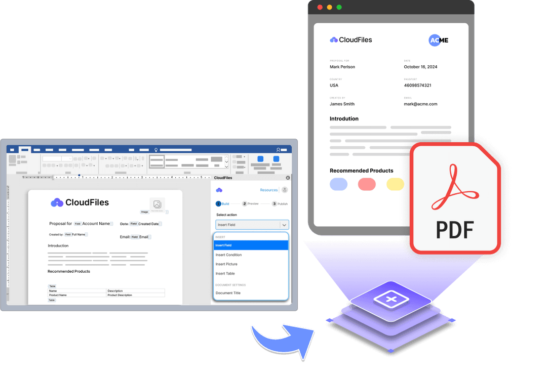 CloudFiles Document Generation