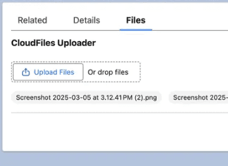 CloudFiles Uploader Widget