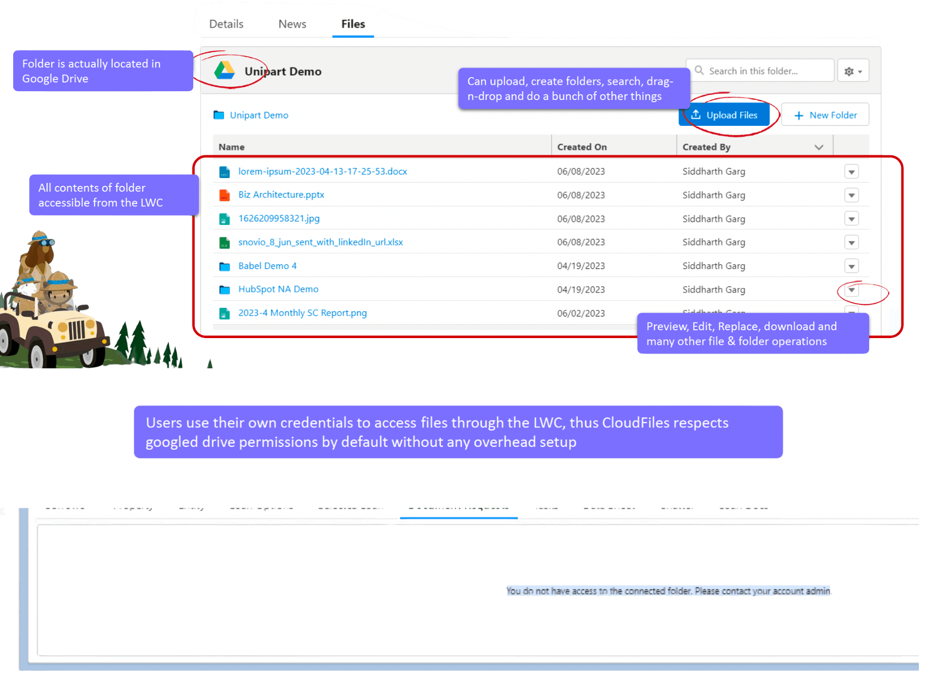 access -google drive
