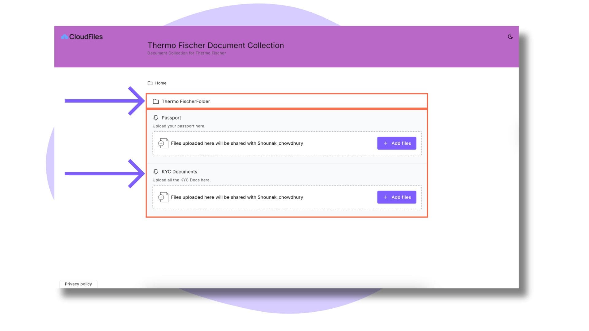 Self Updating Dataroom